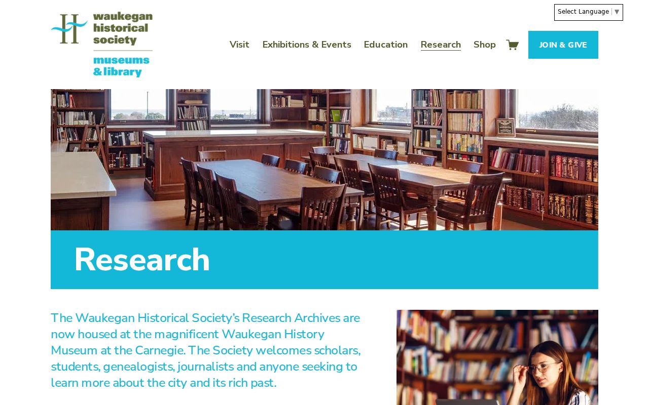 Waukegan Historical Society research archive used for North Chicago directory work